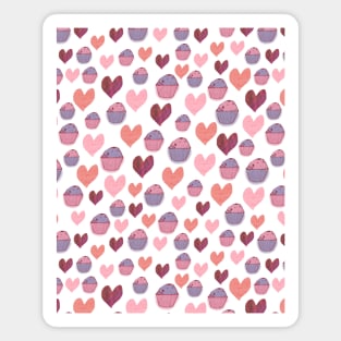 Hearts and Cakes Magnet